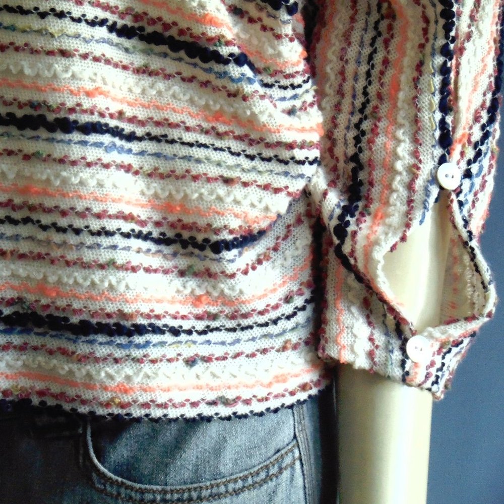 Anthro Postmark Boucle Malu Dolman Sweater M - Picture 5 of 6